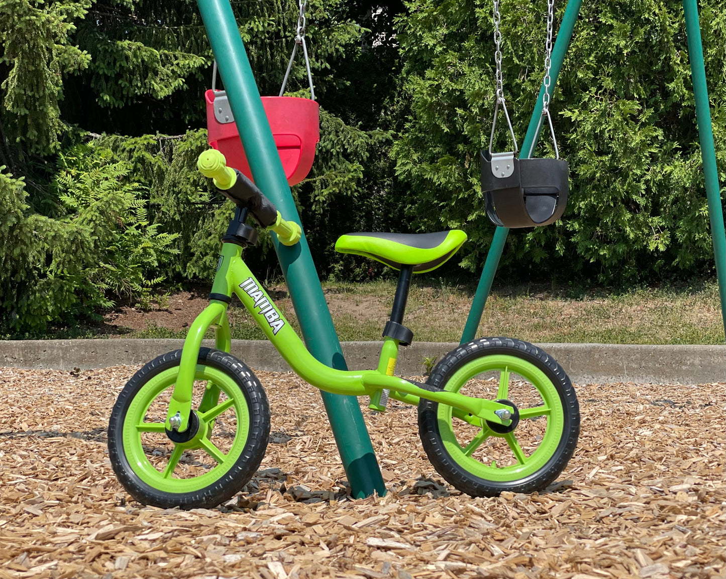 Green Balance Bike - Mamba Sport